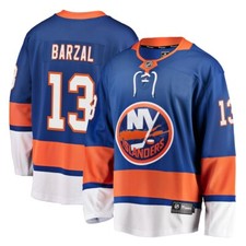 New York Islanders Mathew Barzal #13 Fanatics Branded Blue Breakaway NHL Jersey