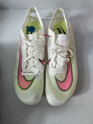 Nike Air Zoom Victory Track Spikes Shoes White Men Size * CD4385-101 - Picture 2 of 5