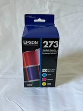 -NEW- EPSON T273 Claria Ink Standard Capacity Photo Black & Color Combo Pack.