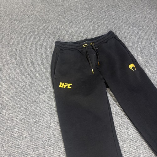 Venum UFC Sweatpants Mens XL Black Gold Stretch Fleece Jogger Pants Casual Gym - Picture 3 of 16
