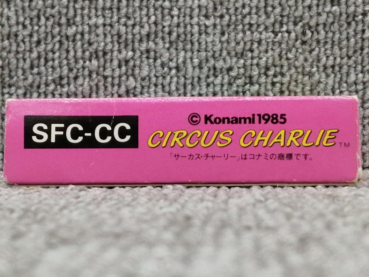 Boxed] Soft Pro International CIRCUS CHARLIE NINTENDO