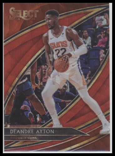 2019-20 Panini Select #224 Deandre Ayton Red Wave Prizms Courtside
