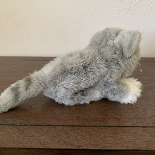 2000 DSI Toys Kitty Kitty Kittens Plush Cat Purring Gray White Blue Eyes Kitten - Picture 5 of 14