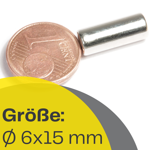 Neodym Magnet N52 Magnetscheiben Stabmagnet Zylindermagnet Starke Magnete Rund - Bild 39 von 71