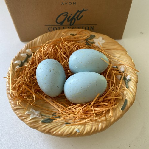 1998 Vintage Avon Robin's Egg Soaps In-A-Nest Avon Gift Collection - Boxed NOS