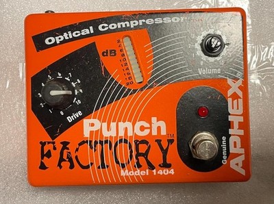 Aphex Punch Factory 1404 Optical Compressor USA Made Used Guitar Bass DI