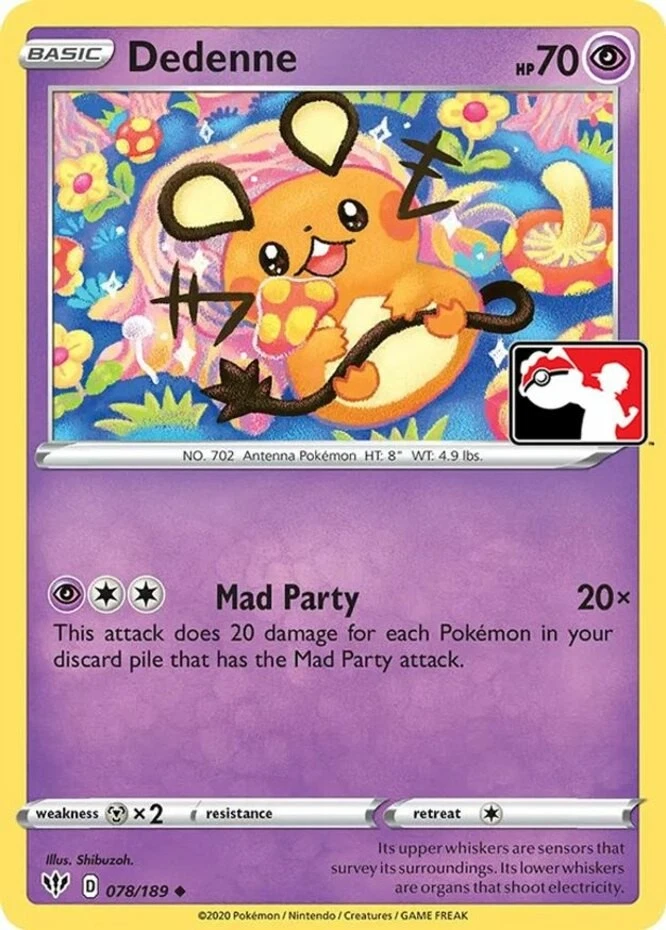 Dedenne 078/189 Prize Pack Series Cards for sale | eBay