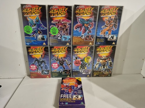 Beast Wars Transformers - VHS - 8 Tapes - 24 Episodes - includes Free Promo VHS - Picture 2 of 14