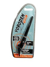 New YOROPEN Black Pen Makes Writing Easier - Finger Support System Ambidextrous