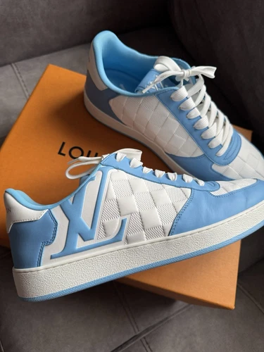 LOUIS VUITTON TRAINER Louis Vuitton RIVOLI RUNNERS scarpe da ginnastica sneakers 100% autentiche UK7 1 2