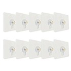 10 Pcs Picture Hanging Hooks Non Trace Traceless Wall Hangers Kit