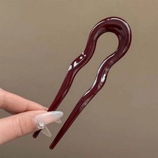 Women U Shaped Hairpin French Style Hair Pin Hair Stick Hair Fork Stick Pins NEW