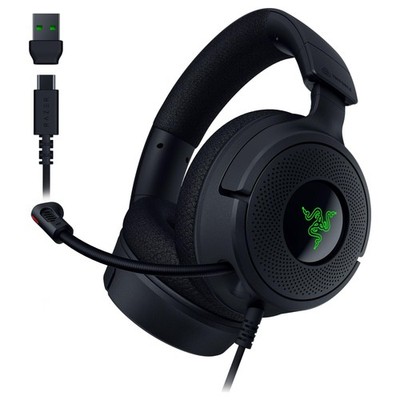 Razer Kraken V4 X Wired Gaming Headset: 40 mm Drivers - Cardioid Mic - Memory