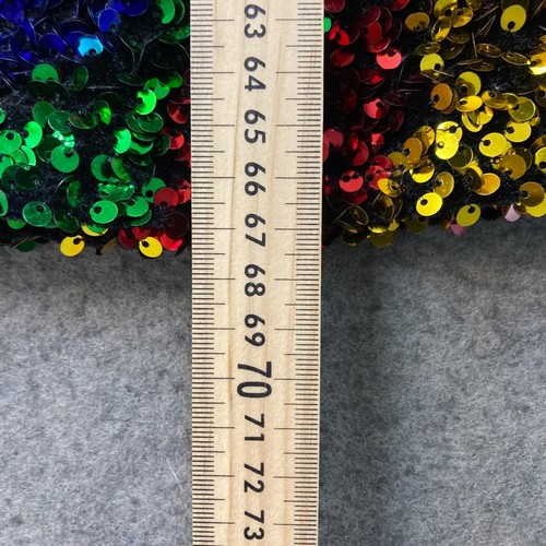 Rock Your Kid Girls Dress Size 7 Years Sequin Multicolour A-Line Short Sleeve - Picture 8 of 10