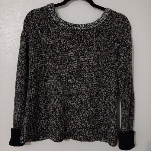 American Eagle Outfitters Pullover Sweater Women's Sz.XS Black/White - Picture 3 of 10