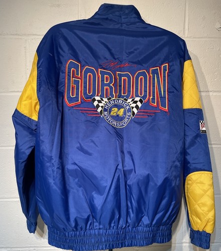 Chaqueta Nutmeg DuPont Jeff Gordon 24 NASCAR Logo Nylon Azul Talla Grande - Imagen 2 de 15