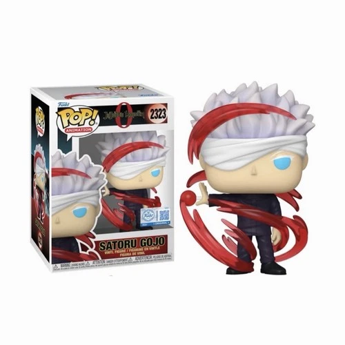 Funko Pop! Jujutsu Kaisen 0 Satoru Gojo Red Energy #2323 with Protector PRESALE