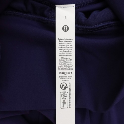 Nuevo Pantalón Lululemon Talla 2 Align Palazzo Regular 32" Entrepierna CLBL Club Azul $128 - Imagen 6 de 8