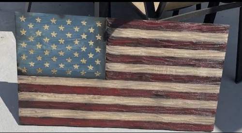 Textured Wood Flag - Picture 2 of 3