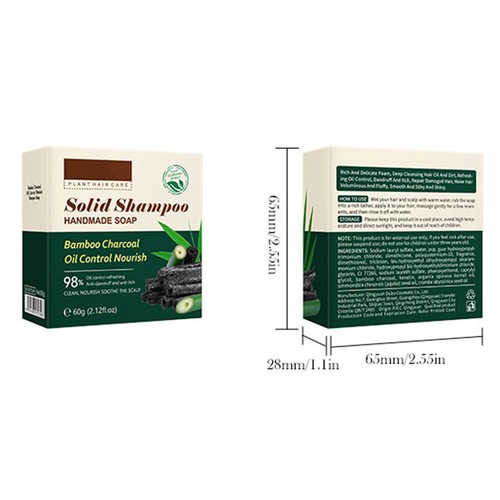 1 Pieza Champú Barra Extracto de Planta Champú Sólido Jabón Limpiador Control de Aceite 60g - Imagen 8 de 78