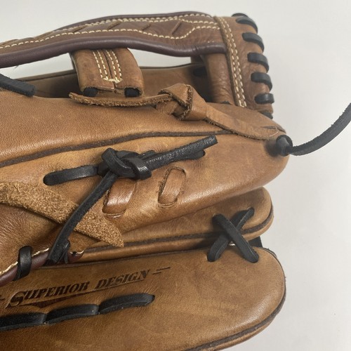 "Guante Mizuno MVP lanzamiento rápido softbol derecho GMVP 1250s1 marrón 12,5"" en muy buen estado" - Imagen 7 de 11