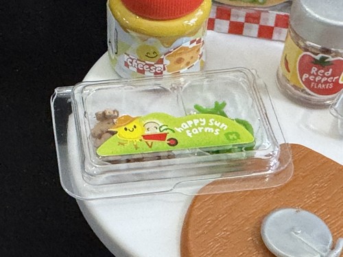 ✅3 NUEVO Sin Hacer ✅Mini Comedor de Comida Miniverso Serie 2 ✅Margherita Veggie Carne Pizza - Imagen 7 de 21