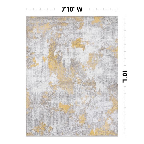 Rugshop Area Rugs Contemporary Abstract Elegance Carpet for Living Room 8x10 Rug - Picture 11 of 11