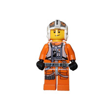 Lego Star Wars Minifigure X-Wing Pilot Theron Nett SW0544 Incomplete