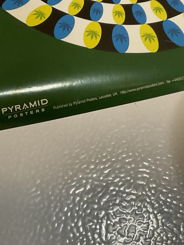 2004 Pyramid Leicester Poster UK Free Your Mind Marijuana - Picture 7 of 16