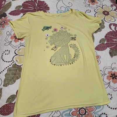 Girl's Medium Cat Shirt