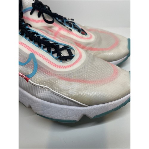 Nike Air Max 2090 Men’s Athletic Tennis Shoes Size 14 White Teal Pink CT6693-991 - Picture 3 of 13