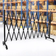 Safety Barrier Gate Portable Safety Barrier Expandable Barrier Gate with Wheel