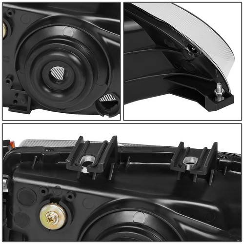 FOR 92-95 HONDA CIVIC EG EJ EH BLACK/CLEAR OE STYLE REPLACEMENT HEADLIGHT LAMPS - Picture 5 of 8