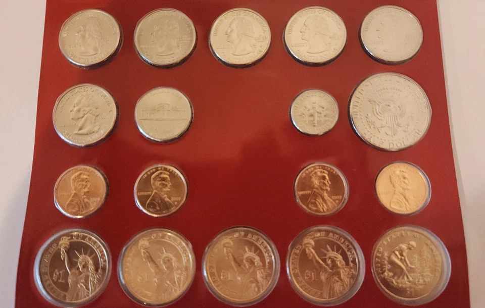 2009 US MINT UNCIRCULATED BU P&D 36 COIN SET Philadelphia and Denver Mint. - Image 3 of 4