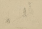 Kalvarienberg in Bad Tölz,  1837, Bleistift Romantik Unbekannt (19.Jhd)