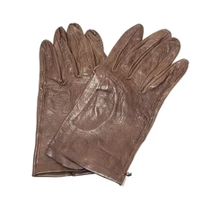 Auth Sermoneta gloves - Dark Brown Leather Women's Gloves