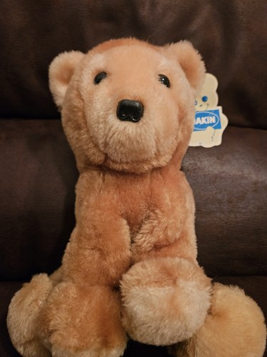 "Juguete de peluche vintage 1975 Dakin Golden Bear 10"" para niños Lil Golden Bear usado en excelente estado" - Imagen 2 de 11