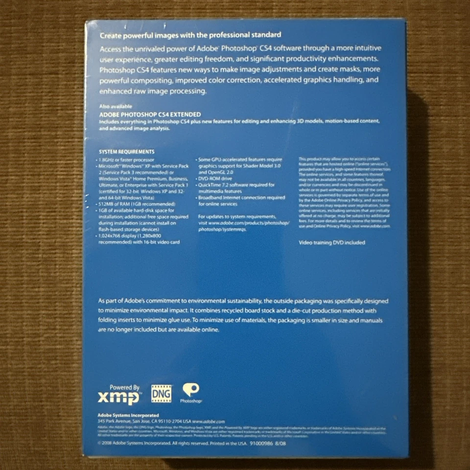 Adobe Photoshop CS4 Extended Windows Brand New - Image 2 of 4