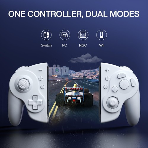 NYXI Wizard 2 Gamecube Switch Controller TMR Hall Joystick Wireless Joy-Pad NFC - Picture 3 of 24