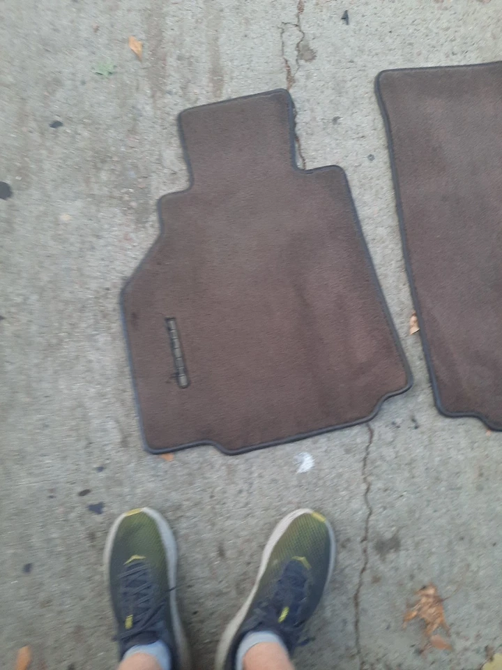 Alfombrillas delanteras Porsche 986 996 911 Boxster marrón coco S550 Spyder Foto 2 de 3