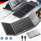 Faltbare Mini Bluetooth-Tastatur mit Touchpad Keyboard faltbar Super Slim 140mAh