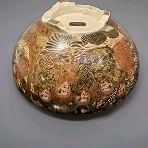 Japanese Satsuma Koro, Meiji/edo period Master Hand Painted Immortal Figurines.  - Imagen 13 de 18