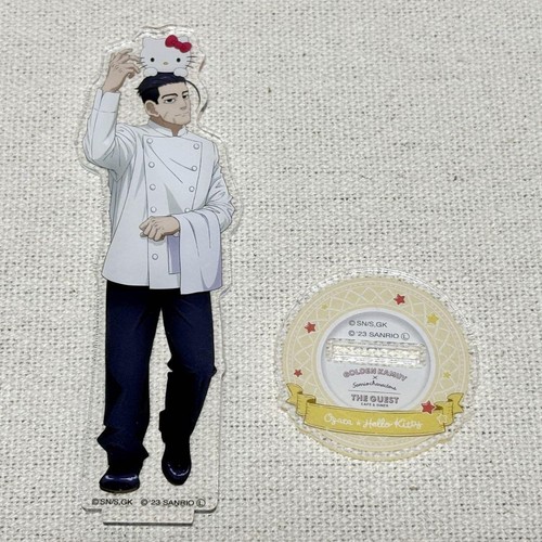 Sanrio Collaboration Cafe Ogata Hyakunosuke Golden Kamuy Acrylic Sund Japan
