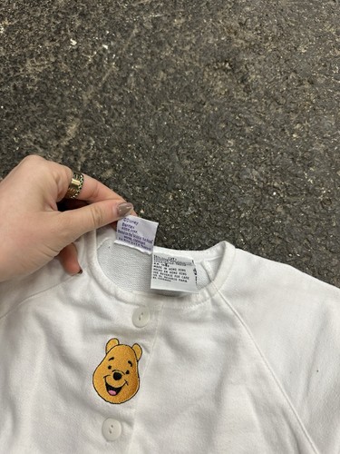 Disney Winnie The Pooh Dress Toddler White Tigger Baby Vintage 90s - Picture 5 of 6