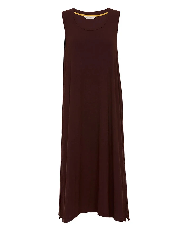 Cyberjammies Long Jersey Chocolate Nightdress Claudia Sizes 10 12 14 16 18 20 - Image 3 of 4