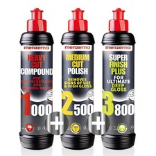 Menzerna Polishing Set Hcc1000 Mcc2500 3800 3-step System For Scratch...