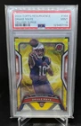 2024 Topps Resurgence Rookies Drake Maye #164 Yellow Surge Refractor /225 PSA 9