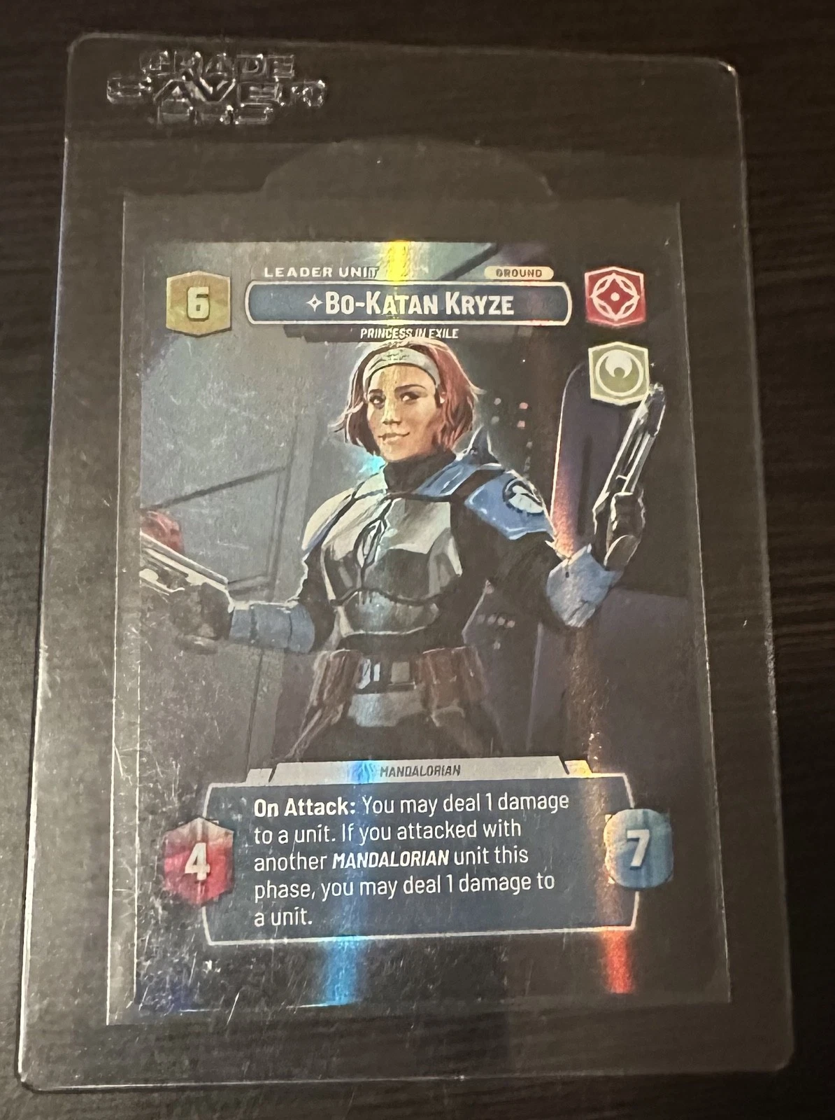 Bo-Katan Kryze Showcase Foil - SHD 274 NM - Star Wars Unlimited