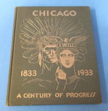 1933 Chicago World's Fair - A Century of Progress HB picture book souvenir