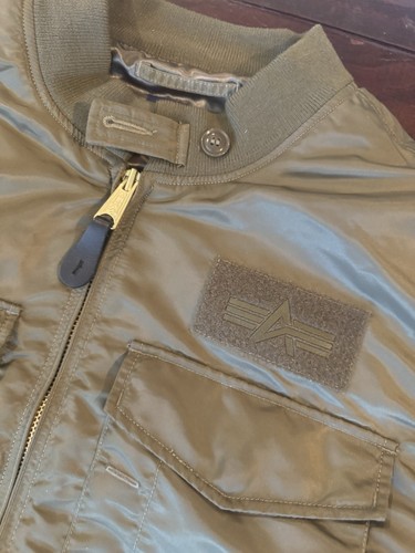 Alpha Industries WEP G8 Flight Jacket Military Green Large SOLD OUT DISCONTINUED - Picture 4 of 16